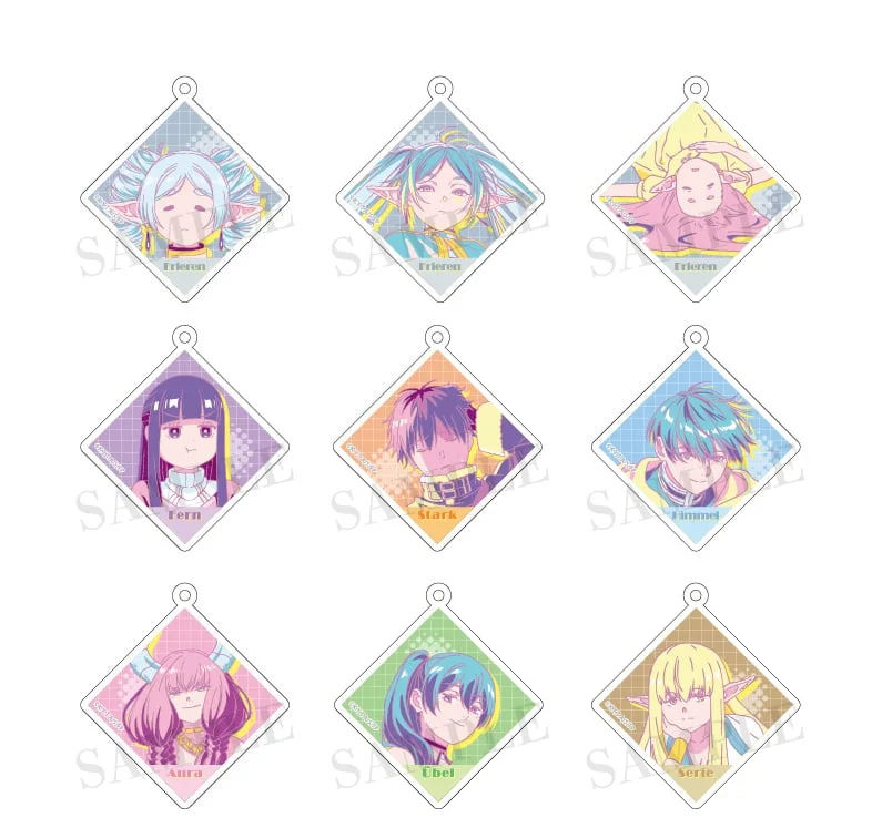 FRIEREN - Trading Acrylic Key Chain Retro BLIND BAG 6.4cm - 1 Unidade
